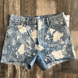 REDONE  high rise  Denim Shorts